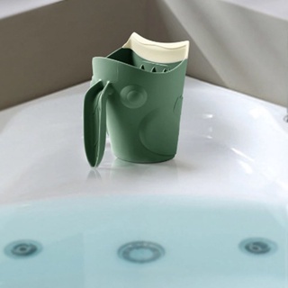 WIT Bath Rinse Cup for Baby Cute Frog Shape Baby Bath Cup Hair Shampoo Rinser for Toddlers Bath Wash Cup Shower Washing #8