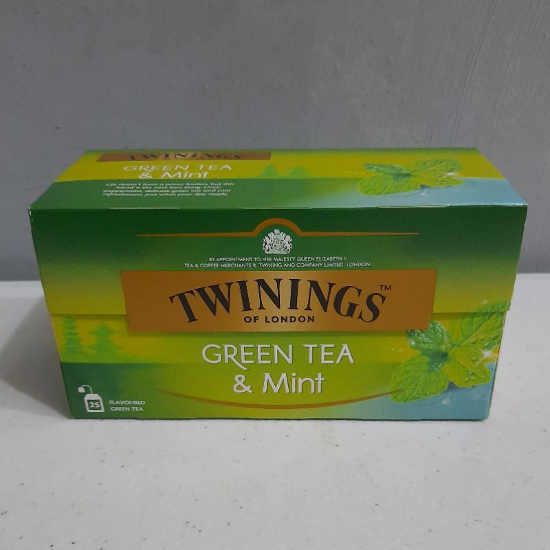 Twinings Green Tea and Mint (25 sachets in a box) | Shopee Philippines