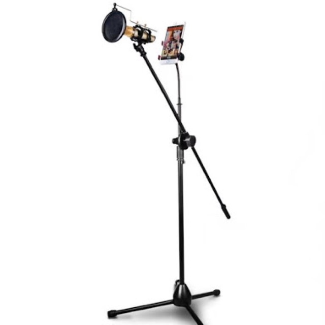 K12 Portable Microphone Mic Long Stand For Wireless Bluetooth