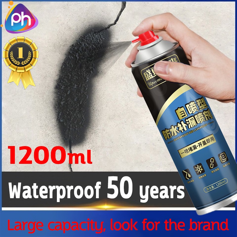 Waterproof Spray 1200ml Quick Seal Flexible Rubber Coating Applicable to Various Materials #5