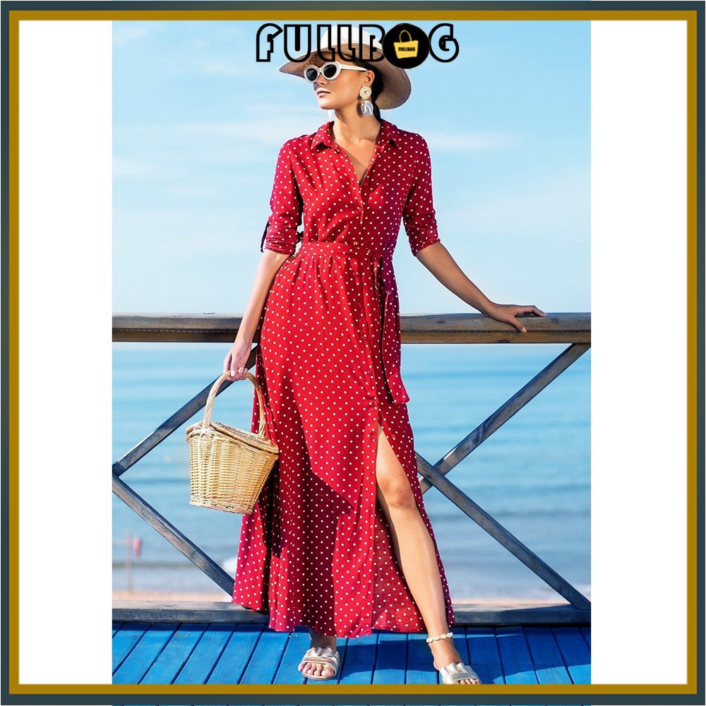 printed long dresses with sleeves
