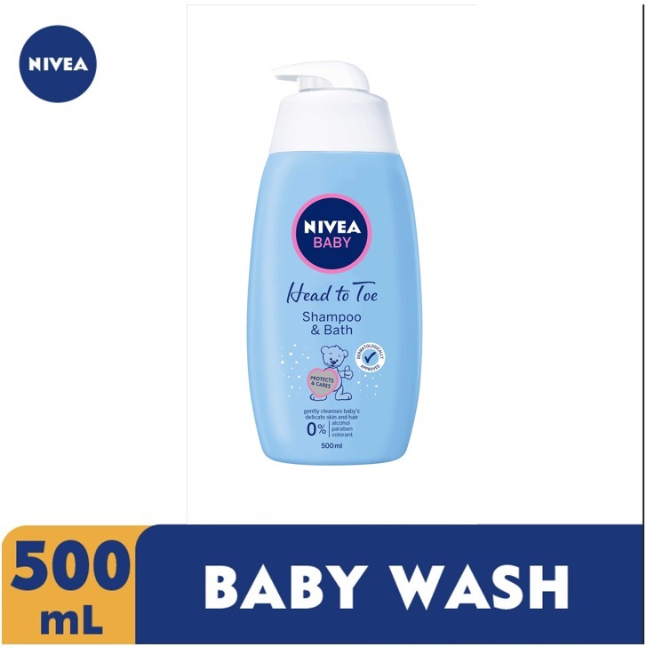 Nivea Baby Head-To-Toe Wash 500ml 