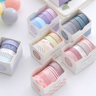 imoda 5rolls/box Creative Masking Tape Diary Scrapbooking DIY Decoration Washi Tape