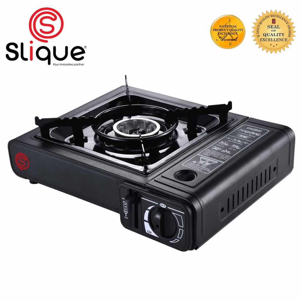 SLIQUE Butane Portable Gas Stove Indoor & Outdoor Use Cooking