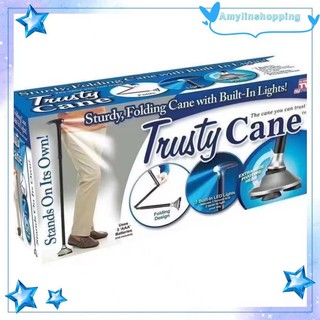 Trusty Cane Folding LED Light Walking Stick with Flash Light for Elders | Tungkod | Cane #1