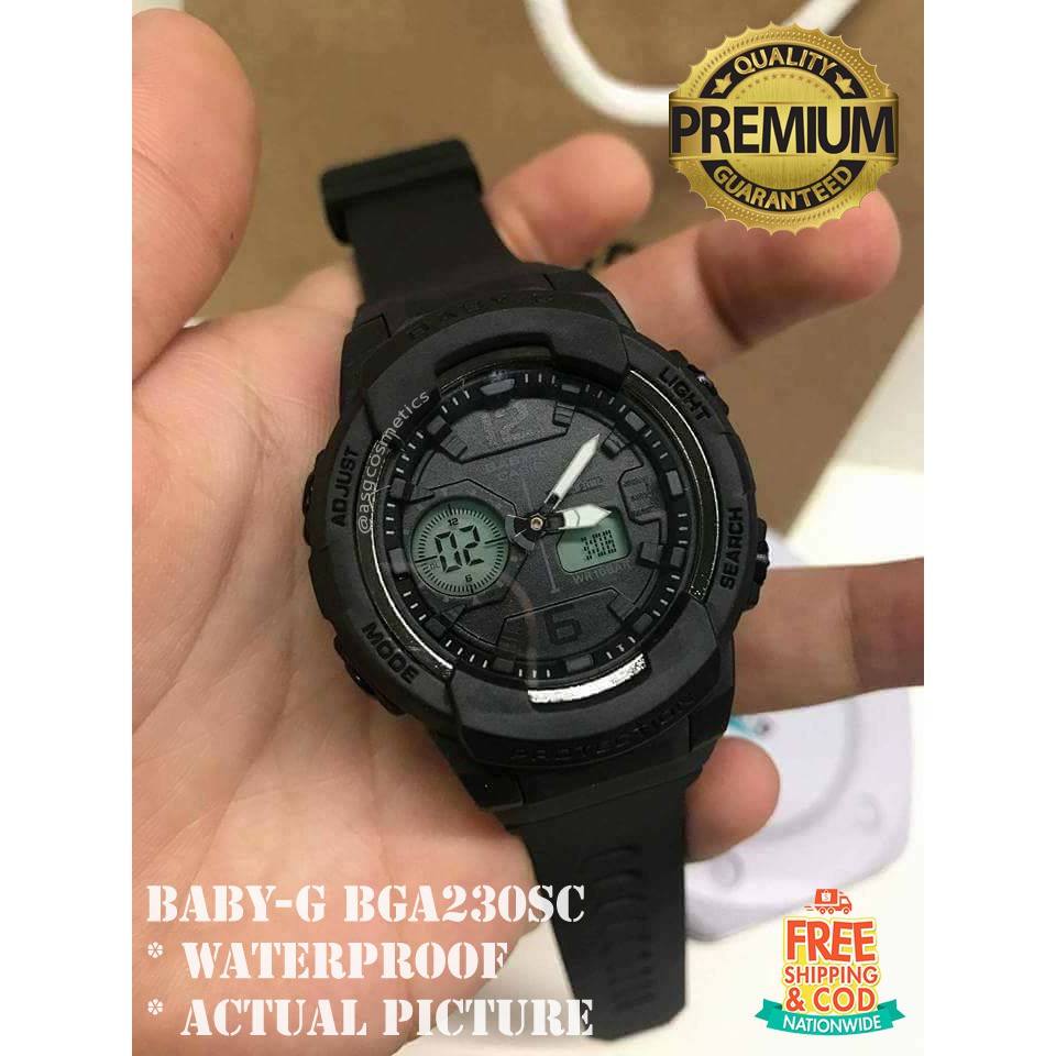 baby g shock matte black