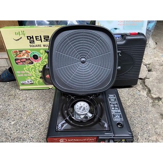 samgyupsal grill pan set non stick ( Stove &samgyup) | Shopee Philippines