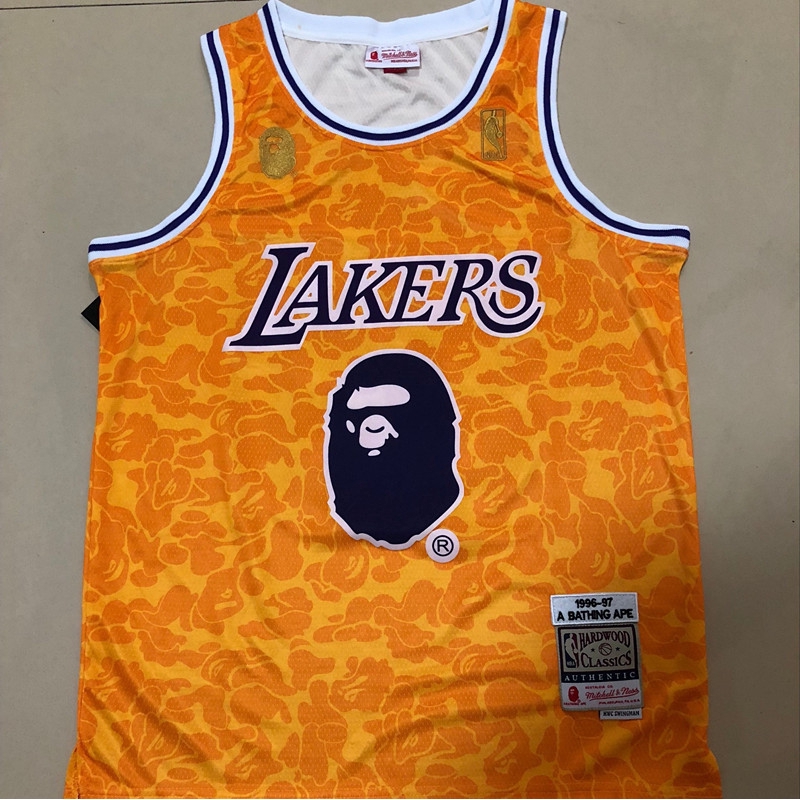 lakers jersey bape