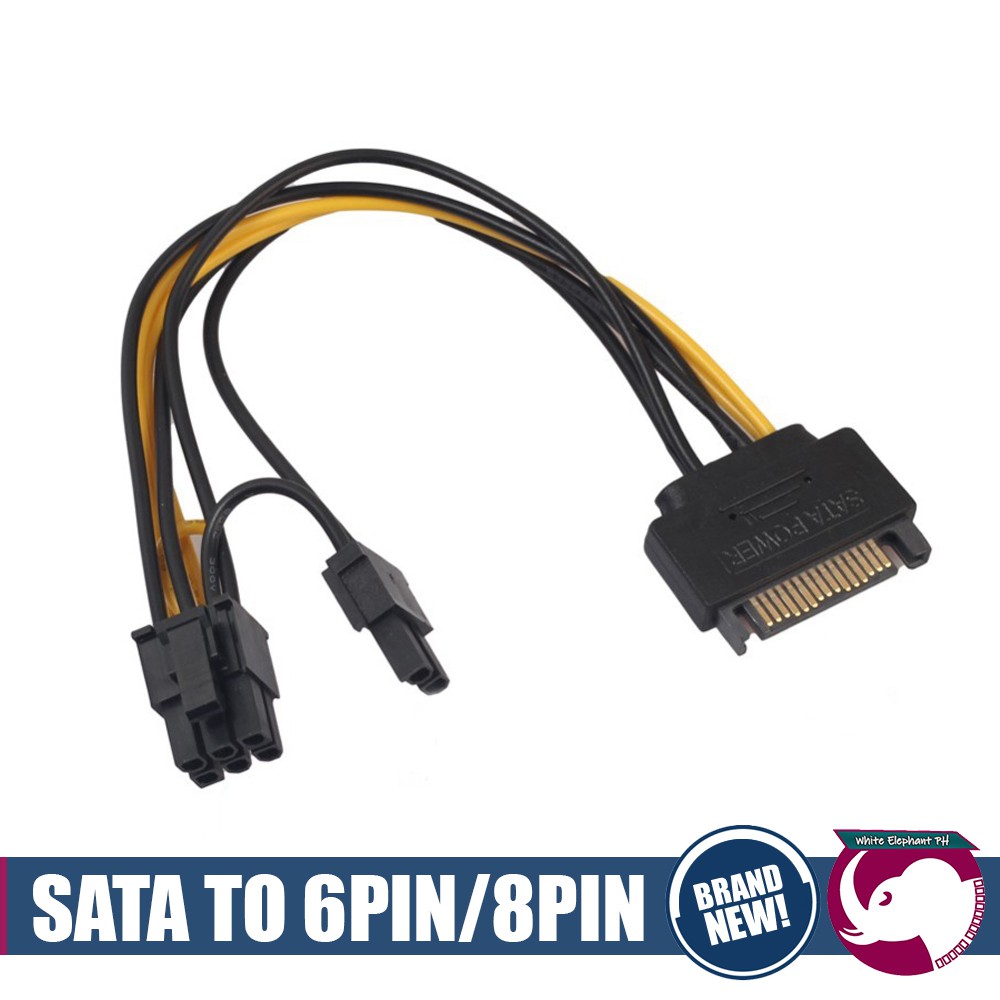 SATA to GPU 6Pins 8Pins Connector Adapter Shopee Philippines