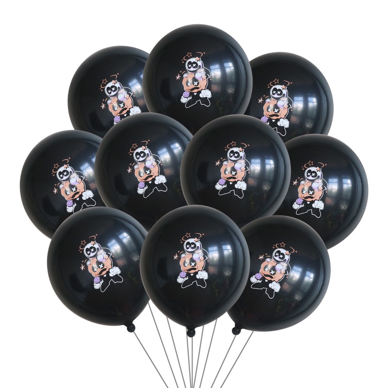 <READY STOCK>10pcs 12inch Cartoon Friday Night Funkin Latex Balloons Music Game Theme Party Happy Birthday Party Decorations Globos Kids Toys