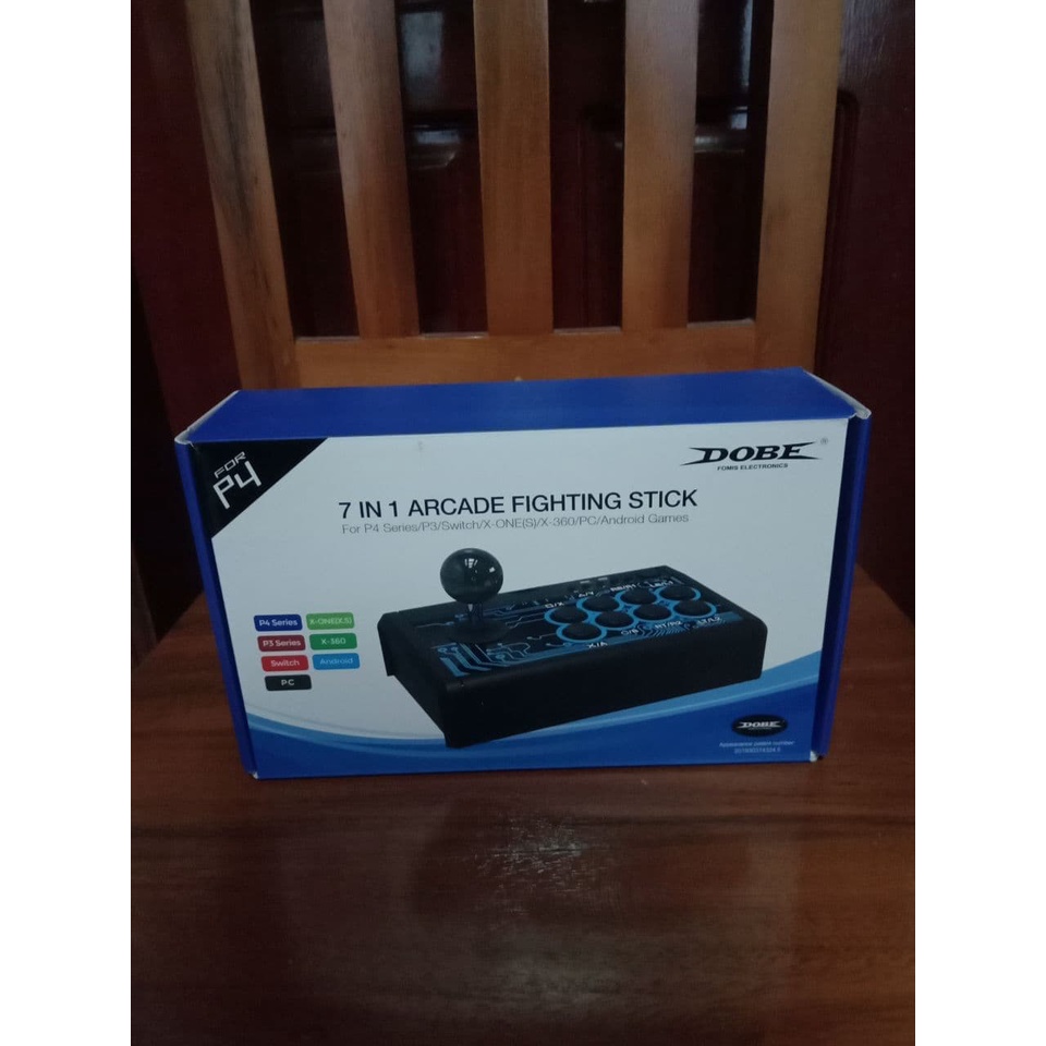 DOBE 7 In 1 Mini Arcade Fighting Stick for PS4 / Nintendo Switch / PC ...