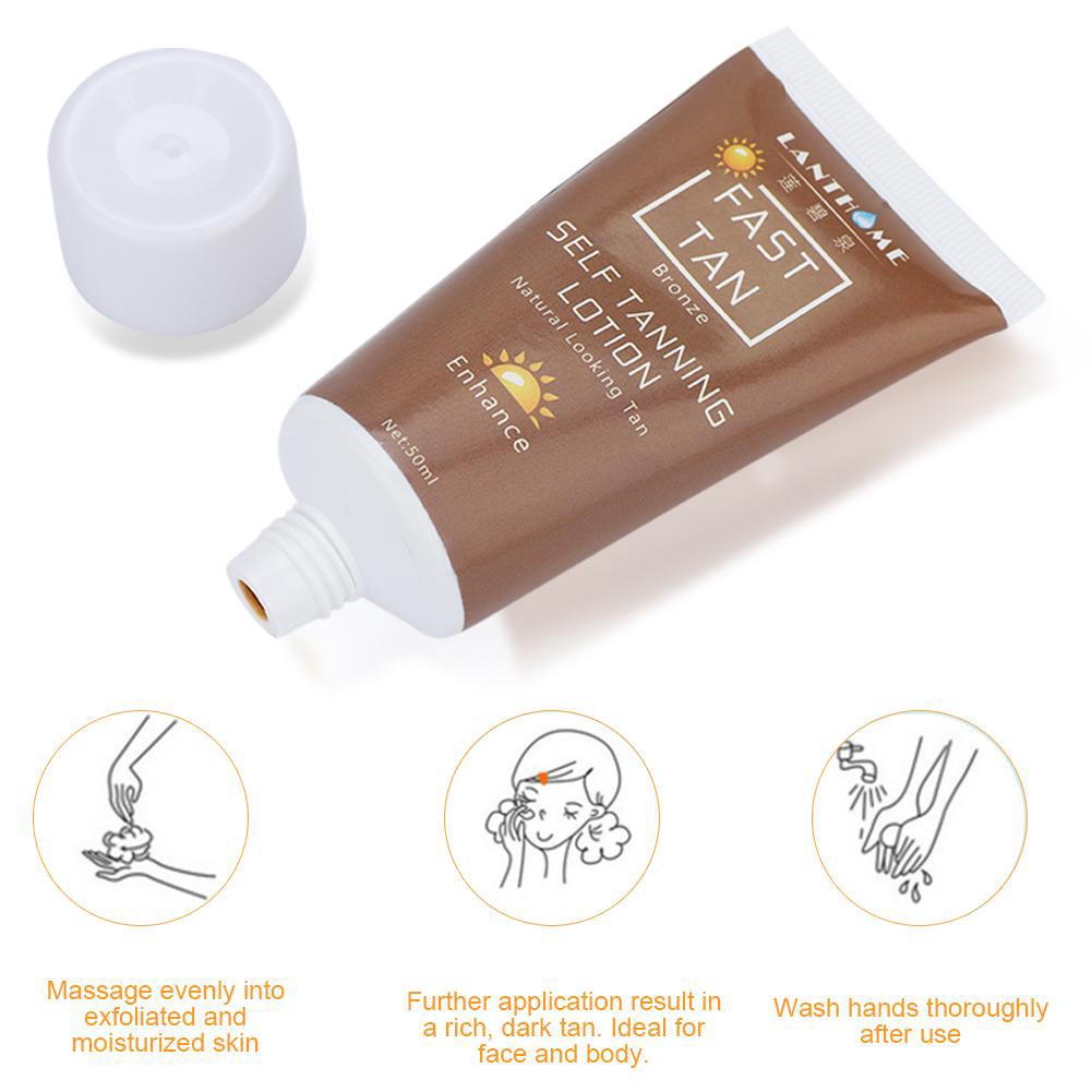 Self Tan Lotion Bronze Self Sun Tan Enhance Sunscreen Tan Shopee