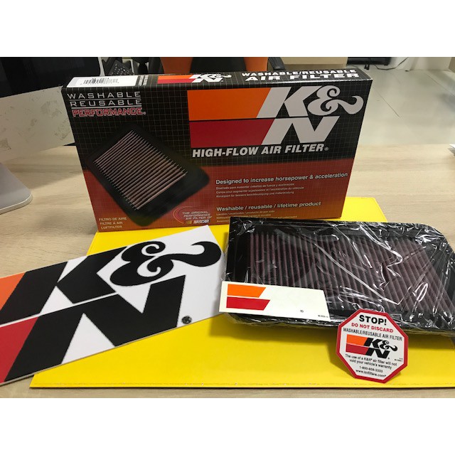 K&N AIR FILTER 332974 (SUZUKI SWIFT '12'17 1.4/CIAZ '1620 1.4L