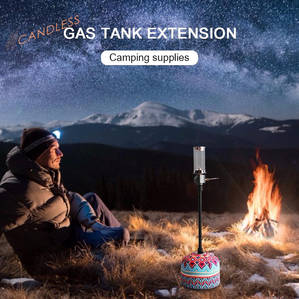 SUNDICK Gas Lamp Extension Rod Outdoor Camping Cooking Stove Torch Extender Pole