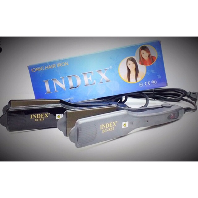 Index Iron Bt 2 Hair Straightening Hair Iron Gray Only Shopee Philippines