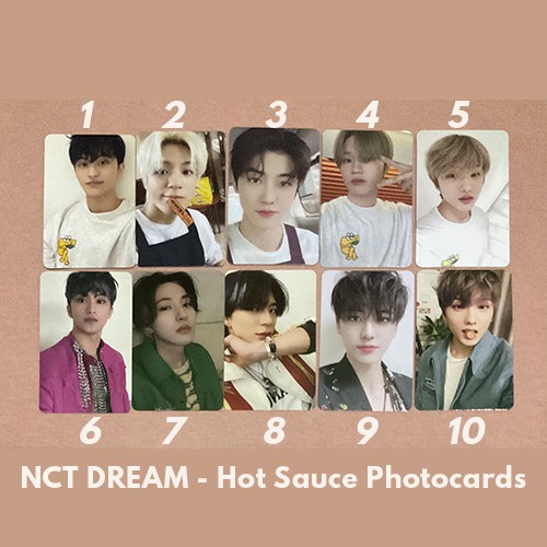 NCT DREAM Official Photocards Hot Sauce Shopee Philippines