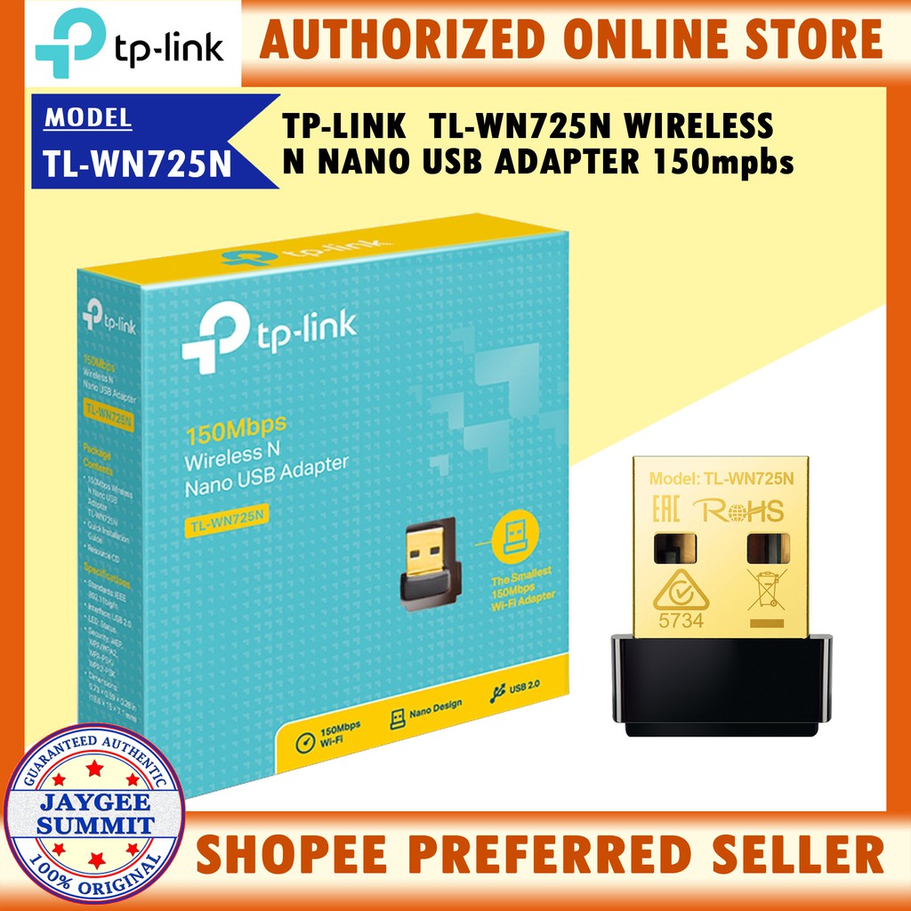 TL-WN725N TP-Link Wireless N Nano USB Adapter Speedy wireless ...