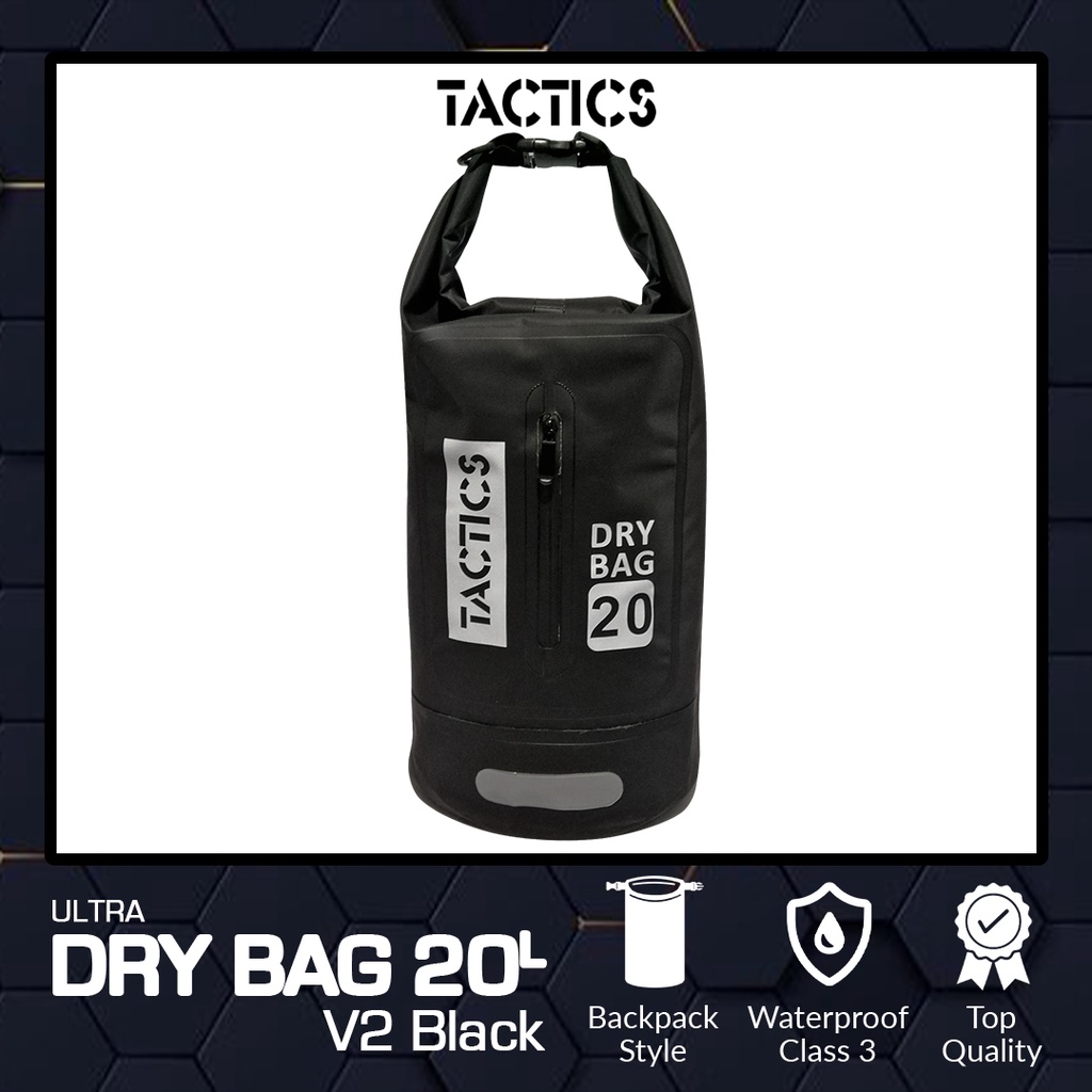 Tactics Ultra Waterproof Dry Bag 20L 2.0Black Shopee Philippines