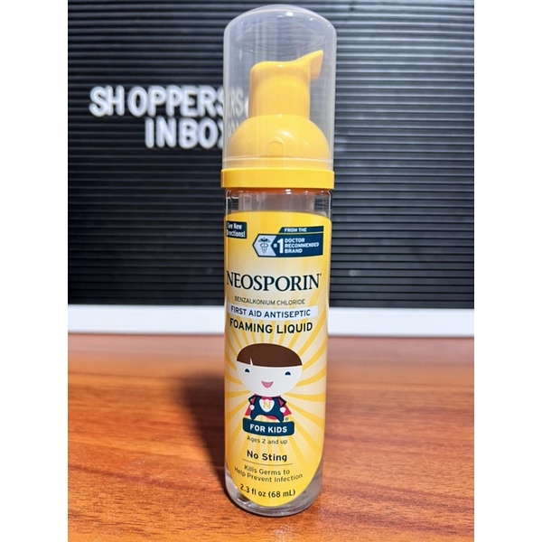 Neosporin First Aid Antiseptic Foaming Liquid, 2.3 oz Shopee Philippines