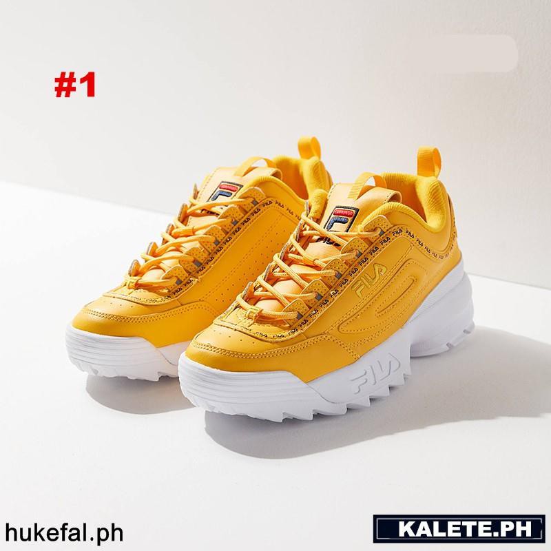 fila disruptor yellow mens