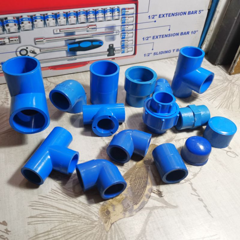 PVC BLUE WATERLINE FITTINGS Shopee Philippines