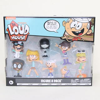 Loud House Action Figure Toys 8 Pieces Set Lincoln Clyde Lori Lily Leni Lucy Lisa Luna Figure Toys For Children Christmas Gift Shopee Philippines - luna loud roblox