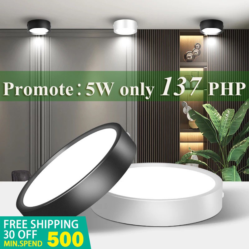 Cm Cm Led Ceiling Light Ultra Thin Surface Downlight Mount Round My