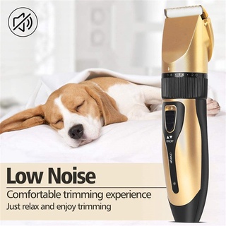 （Hot）Sunwell Professional Pet Hair Clipper Razor for Dogs Cat Shaver USB Rechargeable Low Noise Elec #4