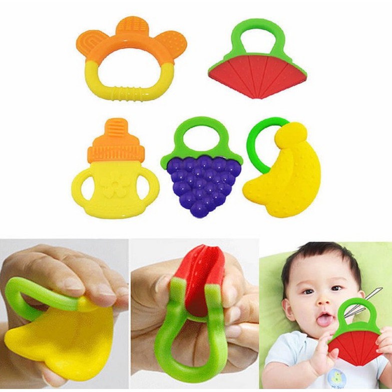 baby teether fruit