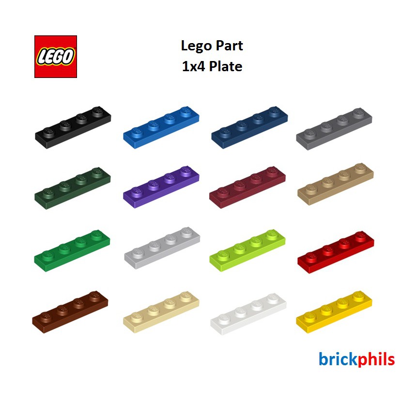 LEGO 3710 25 Or 50 Pieces Per Order BLUE 1x4 Brick Plates 