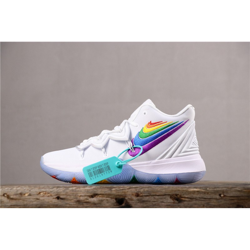 rainbow basketball shoes
