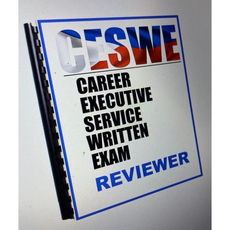 Career Executive Service Written Exam (CESWE) Reviewer Shopee Philippines