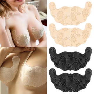 Sexy Lace Invisible Bra Breathable Strapless Bra Tape Nipple Cover Disposable Chest Sticker Women U Shape Adhesive Lift Push Up Breast Pad