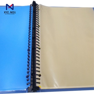 COD Long Clear Book Short Plain Colored School Office Multifunctional centerfold Photo album