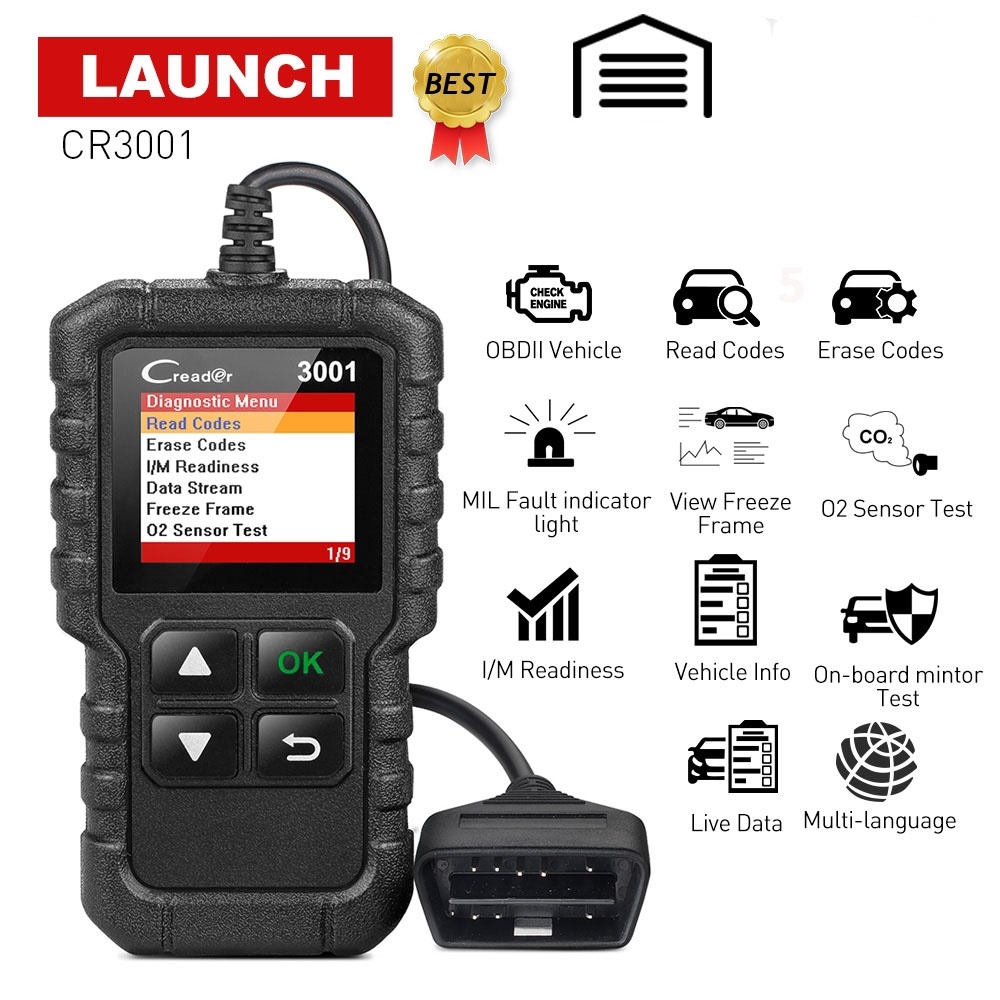 CReader 3001 Automotive OBD2 Engine Car Code Reader Scanner Diagnostic Tool 