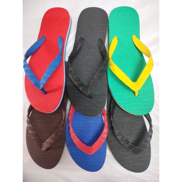 Beach Walk Multi Color,Tri/3 Color Slippers (RETAIL) | Shopee Philippines