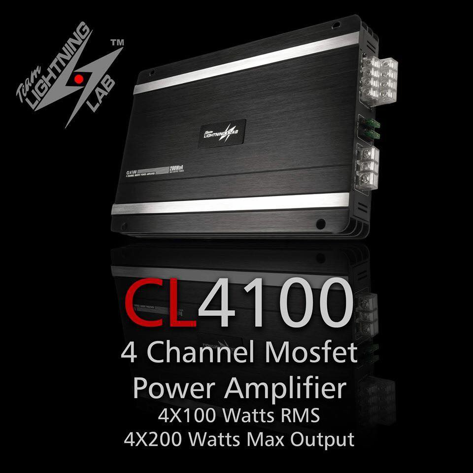Team lightning lab CL4100 4 Channel Amplifier Shopee Philippines