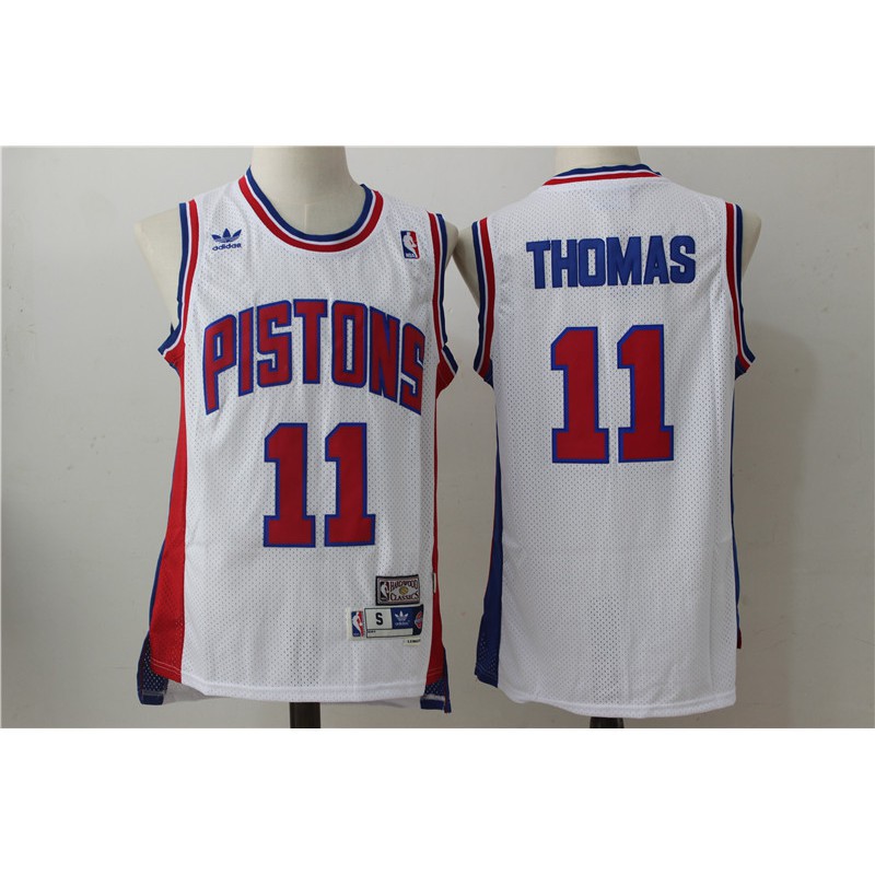 isiah thomas pistons jersey white