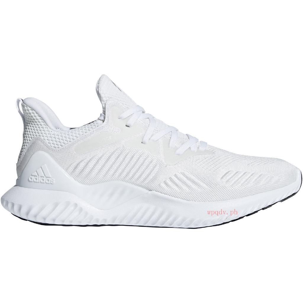 all white adidas alphabounce