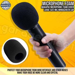 ⚡⚡ Makapal Microphone Foam Mic Foam Cover Mic Windscreen Cap Handheld Microphone Shield Sponge Foam⚡