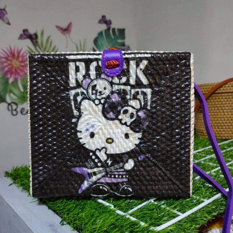 authentic Rattan bag ( Hello kitty ) Shopee Philippines