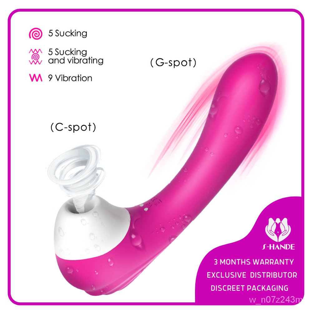 S-Hande  Screaming  Wireless Gspot Suction Type Vibrator Sex Toys for Girls