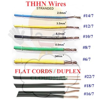 THHN Wire Flat Cord Wires PDX and Royal Cord in Meters Electrical