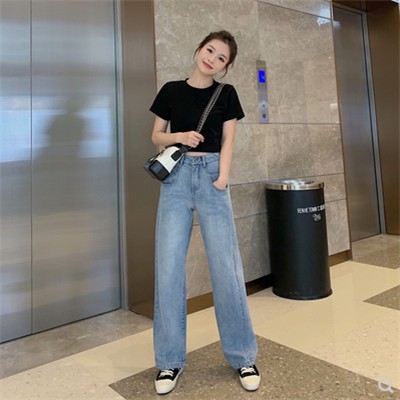 korean loose jeans