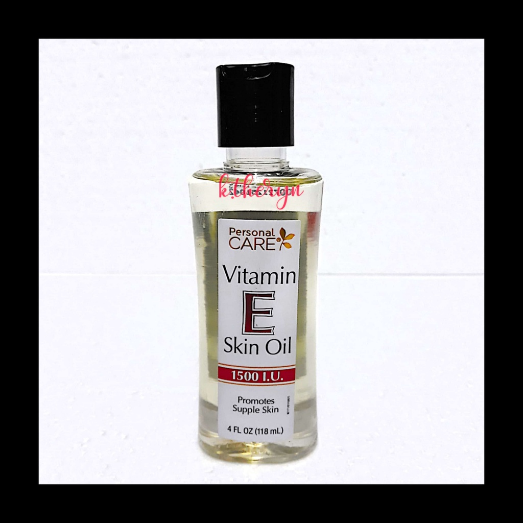 Personal Care VITAMIN E SKIN OIL, 1500 I.U. (118ML) Shopee Philippines