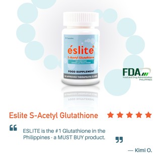 Eslite S-Acetyl Glutathione 9 Bottles (Official Distributor) | Shopee ...