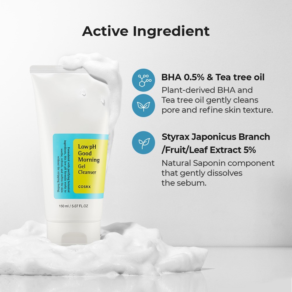 clearblue pregnancy test COSRX Gentle Skin Cleanser Gel Cleanser