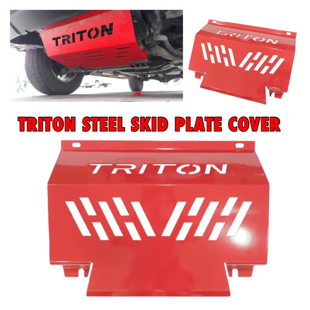 COS TRITON BUMPER STEEL SKID PLATE COVER HIGH QUALITY (7097) Shopee