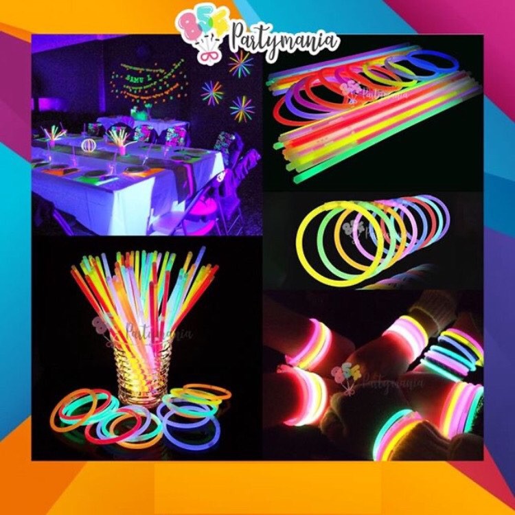 white glow stick bracelets