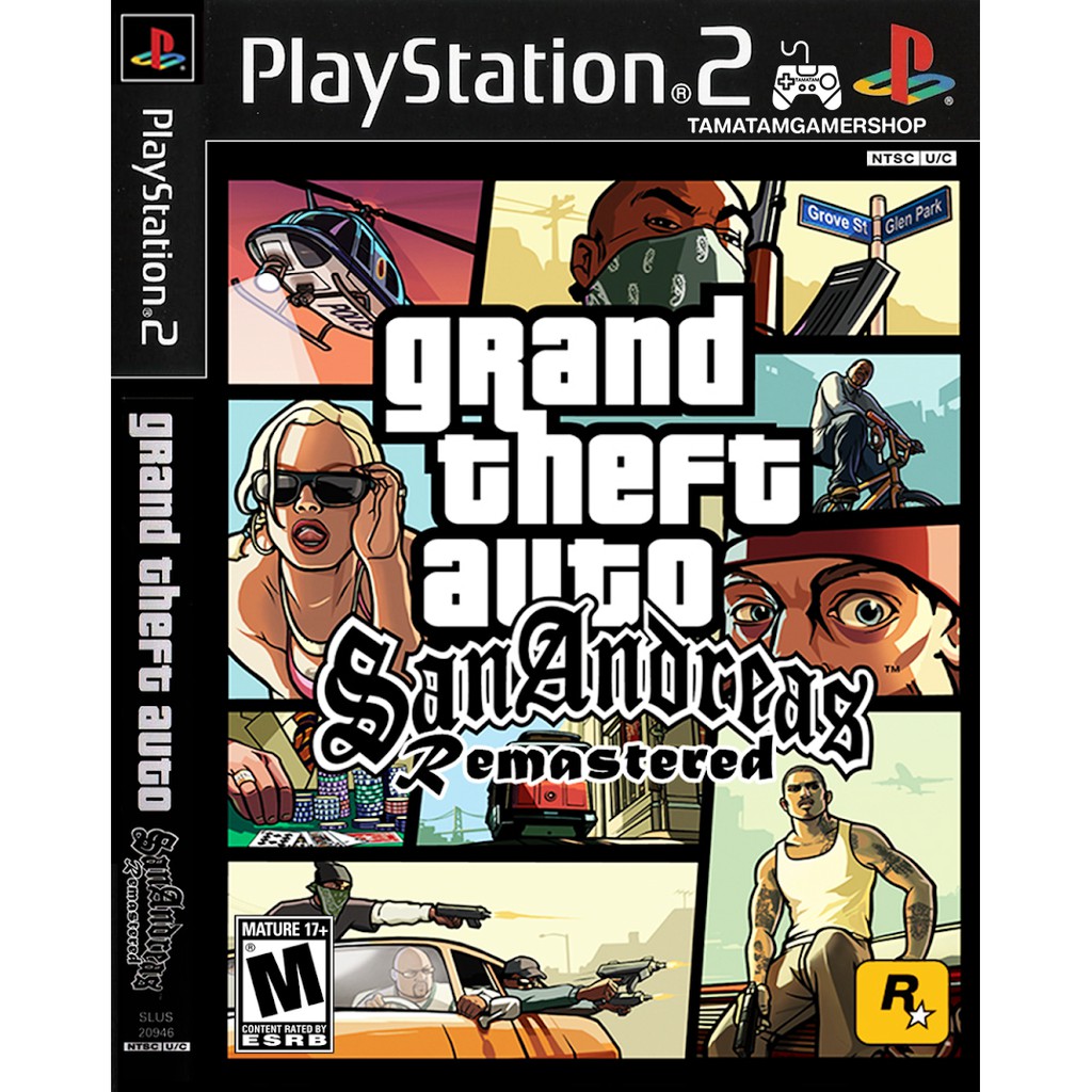 Ps Game Disc GTA SAN Andreas Remaster Ps Game Play Disc Play Grand Theft Auto SAN Ps GTA